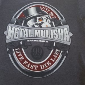 METAL MULISHA Live Fast Die Last  Graphic Tee (L)